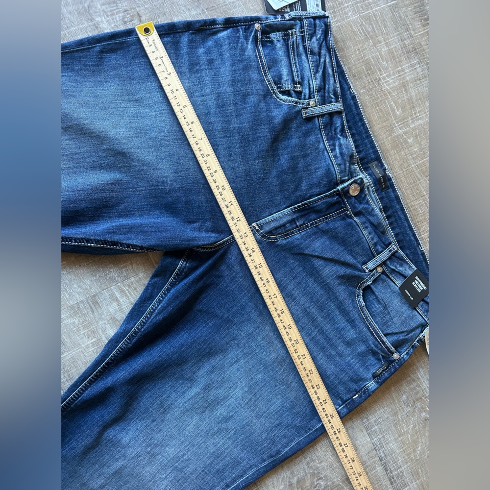 Silver Jeans Boyfriend Mid Rise Slim Leg Size 20 W Length 29.5 Luxe Stretch NEW - Picture 10 of 16